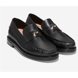 Cole Haan Mens American Classics Pinch Penny Loafer 10M PM843 6366 Black Leather